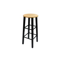 Eetset hout met zwart staal tan  3