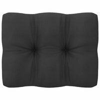 2-delige Loungeset met kussens massief grenenhout wit 7