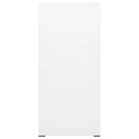 Archiefkast 46x62x133 cm staal wit 3