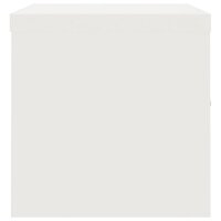 Archiefkast 90x40x40 cm staal wit 8