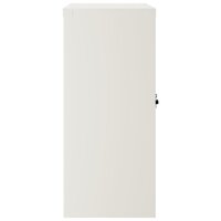 Archiefkast 90x40x90 cm staal wit 5