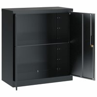 Archiefkast 79x40x90 cm staal antracietkleurig 4