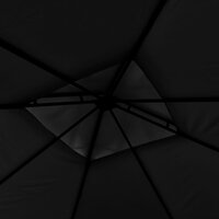 Prieel met uitschuifbare daken 180 g/m&sup2; 3x3x2,75 m antraciet 8