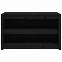 Keukenkast voor buiten 106x55x64 cm massief grenenhout zwart 4