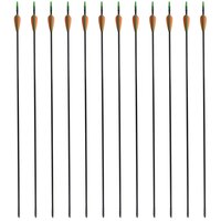 Recurveboog standaard met pijlen 30&quot; 0,6 cm glasvezel 12 stuks 3