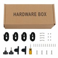 Biminitop 2 bogen 180x150x110 cm zwart 7