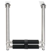 Boordladder inklapbaar met 2 sporten roestvrij staal 4