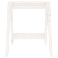 Krukken 2 st 40x40x45 cm massief grenenhout wit 6