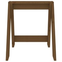 Krukken 2 st 40x40x45 cm massief grenenhout honingbruin 6