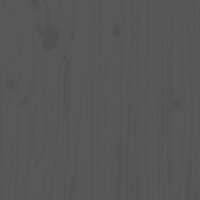 Krukken 2 st 40x40x60 cm massief grenenhout grijs 8