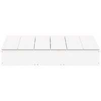 Zandbak met deksel 111x111x19,5 cm massief grenenhout wit 5