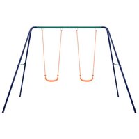 Schommelset met 2 zitjes staal 2