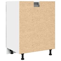 Onderkast met lade 60x46x81,5 cm bewerkt hout betongrijs 6