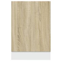 Frontpaneel vaatwasser 45x3x67 cm bewerkt hout sonoma eiken 4