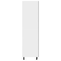 Koelkastkast 60x57x207 cm spaanplaat betongrijs 7