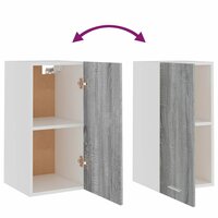 Wandkast Lyon 29,5x31x60 cm grijs sonoma eikenkleurig 8