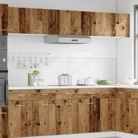 Hangkast 60x31x40 cm bewerkt hout oud houtkleurig 3