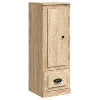 Hoge kast 36x35,5x103,5 cm bewerkt hout sonoma eikenkleurig 2