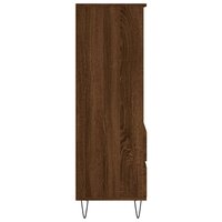 Hoge kast 40x36x110 cm bewerkt hout bruineiken 7