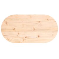 Tafelblad ovaal 60x30x2,5 cm massief grenenhout 4