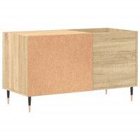 Platenkast 85x38x48 cm bewerkt hout sonoma eikenkleurig 6