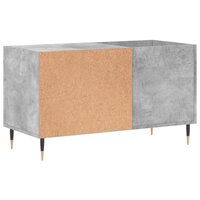 Platenkast 85x38x48 cm bewerkt hout betongrijs 6