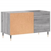Platenkast 85x38x48 cm bewerkt hout grijs sonoma eikenkleurig 6