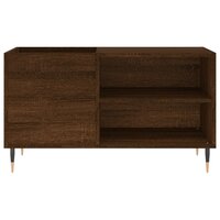Platenkast 85x38x48 cm bewerkt hout bruin eikenkleur 4