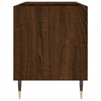 Platenkast 85x38x48 cm bewerkt hout bruin eikenkleur 5