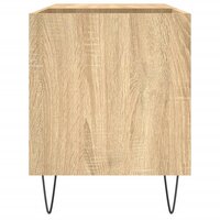Platenkast 85x38x48 cm bewerkt hout sonoma eikenkleurig 5
