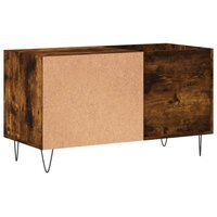 Platenkast 85x38x48 cm bewerkt hout gerookt eikenkleurig 6