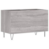 Platenkast 74,5x38x48 cm bewerkt hout grijs sonoma eikenkleurig 6