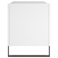 Platenkast 74,5x38x48 cm bewerkt hout wit 5