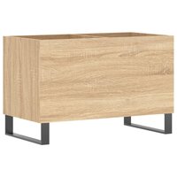 Platenkast 74,5x38x48 cm bewerkt hout sonoma eikenkleurig 2