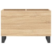 Platenkast 74,5x38x48 cm bewerkt hout sonoma eikenkleurig 4