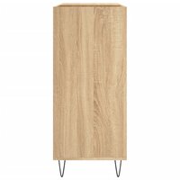 Platenkast 84,5x38x89 cm bewerkt hout sonoma eikenkleurig 5