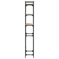 Wasmachinerek 67x25x163 cm bewerkt hout sonoma eikenkleurig 7