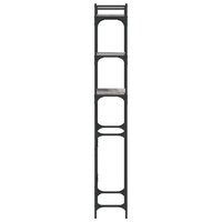 Wasmachinerek 67x25x163 cm bewerkt hout grijs sonoma 7