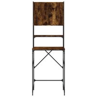 Wasmachinekast 68x48,5x194 cm gerookt eikenkleurig 8