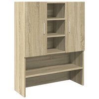 Wasmachinekast 70,5x24x90 cm sonoma eikenkleurig 2