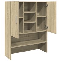 Wasmachinekast 70,5x24x90 cm sonoma eikenkleurig 8