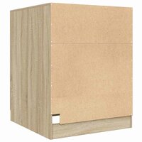 Wasmachinekast 70,5x71,5x91,5 cm sonoma eikenkleurig 6