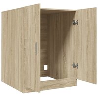 Wasmachinekast 70,5x71,5x91,5 cm sonoma eikenkleurig 7