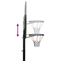 Basketbalstandaard 258-363 cm polyetheen 8