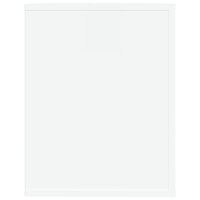 Schoenenrek 75x35x45 cm bewerkt hout hoogglans wit 6