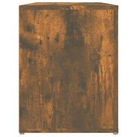Schoenenrek 100x35x45 cm bewerkt hout gerookt eikenkleurig 6