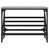 Schoenenrek 60x30x45 cm bewerkt hout grijs sonoma 4