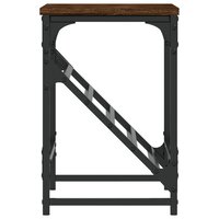 Schoenenrek 60x30x45 cm bewerkt hout bruin eikenkleur 5