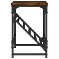 Schoenenrek 90x30x45 cm bewerkt hout gerookt eikenkleurig 5