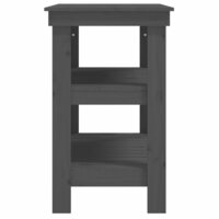 Werkbank 110,5x50x80 cm massief grenenhout grijs 6